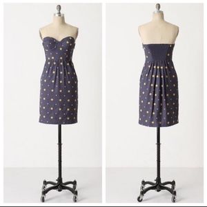 Anthropologie Floreat Sun Dot Dress